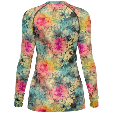 Chokefish™ Long Sleeve Rashguard Acid-Wash Woman's Shirt-007